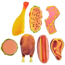 Greenbrier Kennel Club Vinyl Dog Toy w/ Squeaker ~ Set of 2 picked at random