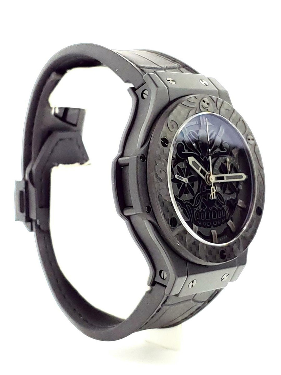 Hublot Big Bang ブラック スケルトン Superb Hublot Big Bang Unico Black Magic 421.CI.1170.RX