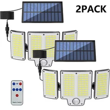 1200000lm LED Solar Street Light Security Flood Lamp Motion Sensor Outdoor Wall