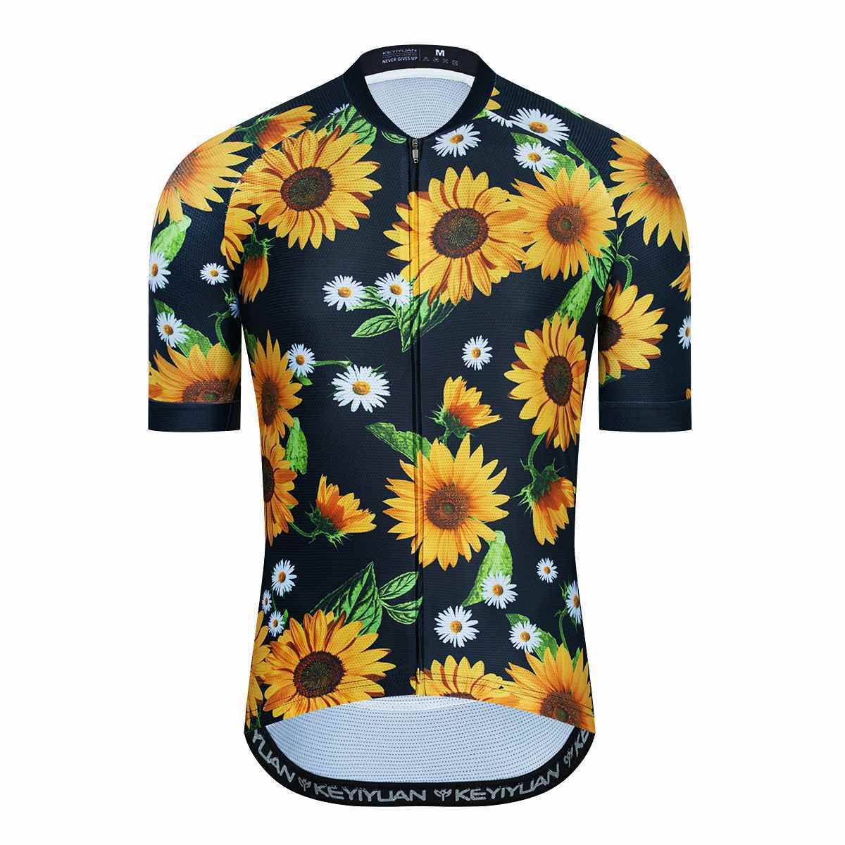 Zip Pocket Cycling Jersey Men's Short Sleeve Cycling Top Shirt