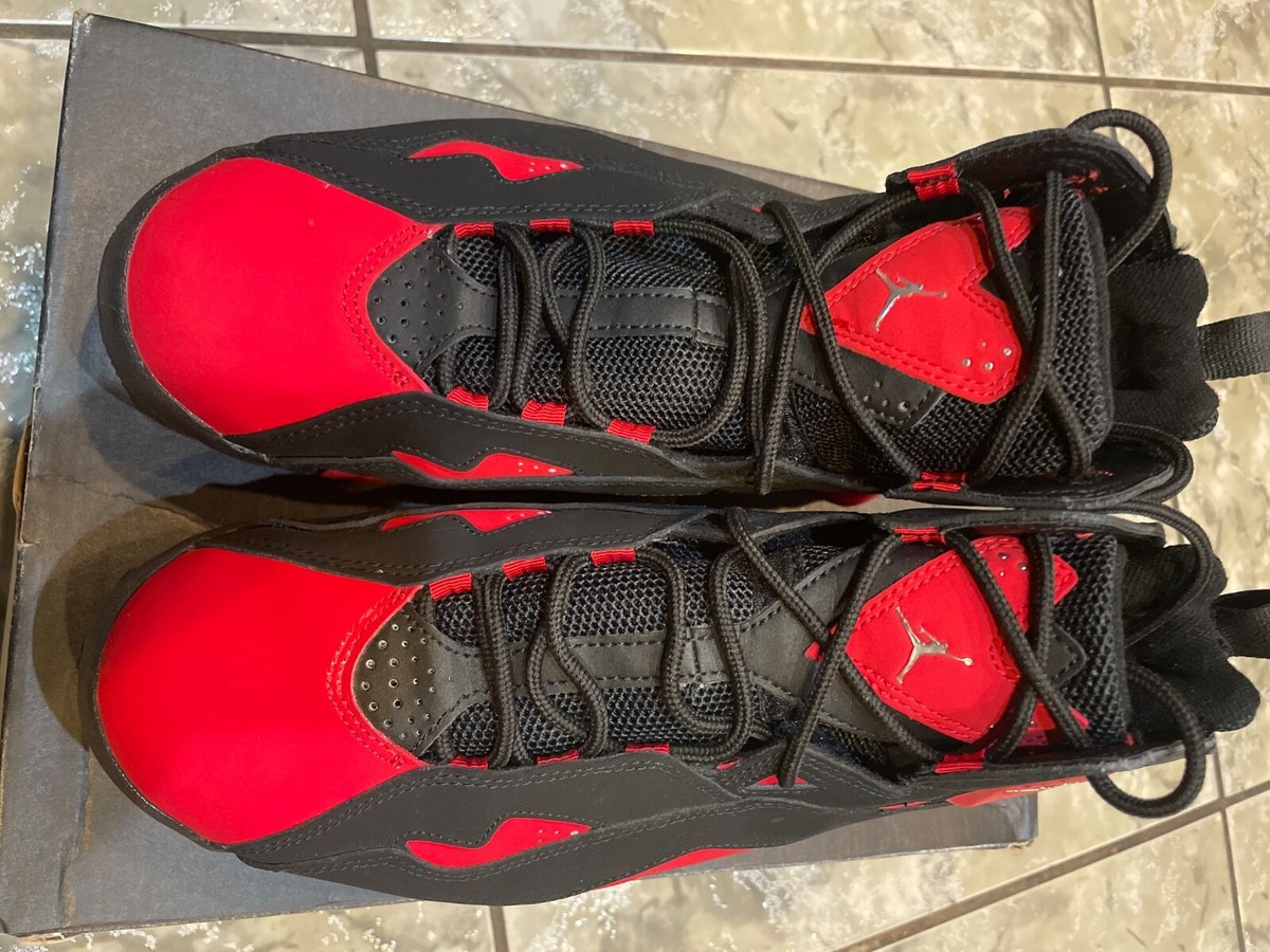 Size 8 - Jordan True Flight Black University Red | eBay