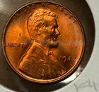 1942 Lincoln 1¢ Red BU  K4