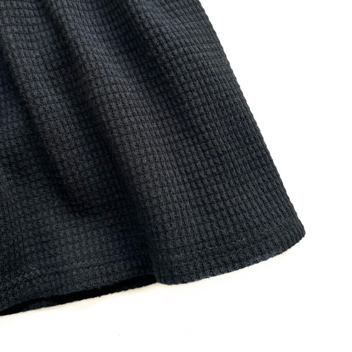 Girls S 7 Polo Drop Waist Dress Red Black Plaid Long Sleeve Waffle Skirt - Picture 3 of 8