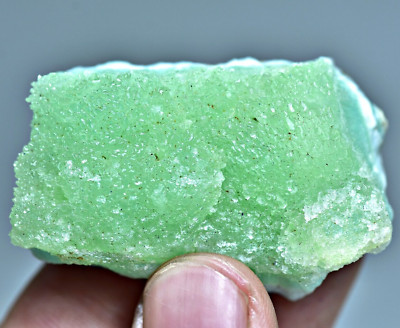 130 CT Extremely Rare Tri-Color Aragonite Crystals With Azurite In Matrix @ Afg