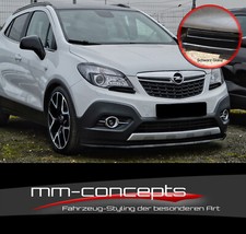 CUP Spoilerlippe SCHWARZ für Opel Mokka Spoilerschwert Frontspoiler Spoiler INE