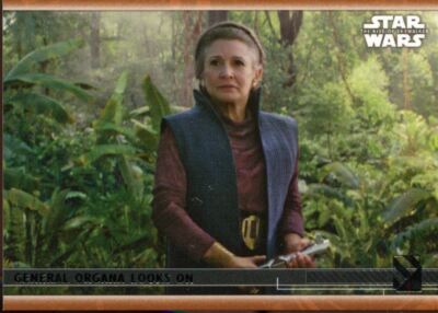 Star Wars Rise Of Skywalker S2 Bronze [50] Base Card #10 General Organa looks on