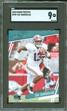 2020 PANINI PRESTIGE ROOKIE Card TUA TAGOVAILOA RC SGC 9 🔥 Dolphins #295 HOT 