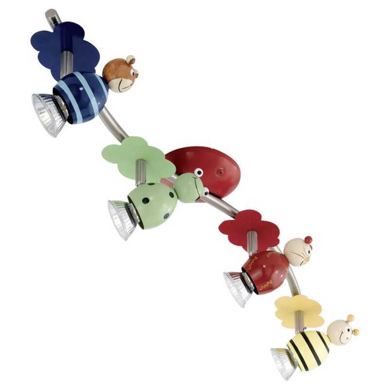 Plafoniera Colorata Moderna GLO 88399 - Lampada Soffitto Cameretta