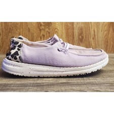 Hey Dude Wendy Funk Leo Slip On Shoes Youth Size 3 Violet