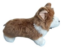 Cute  Cuddly Brown White Dog Stuffed Animal Plush Toy Soft Plush Medium