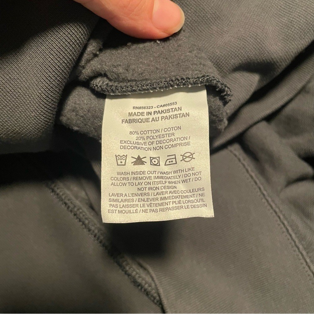 Nike Houston Volleyball Cougars Cropped Sweatshirt Women's Size Large Dark Gray thumbnail 6