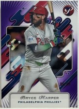 2025 Topps Pristine Baseball - Bryce Harper - #106 Purple Refractor 96/99