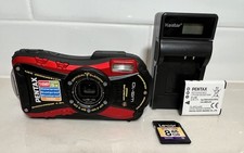 Pentax WG-10 RED GPS Waterproof Underwater Di...