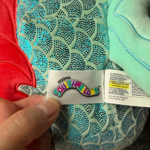 Squishmallows 12 in Arielle kleine Meerjungfrau Disney Kellytoy Plüsch - Bild 8 von 9