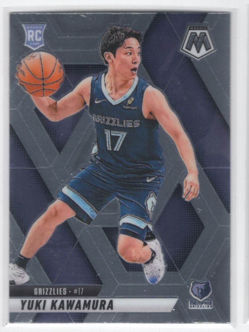 #209 2024-25 Mosaic BASE Yuki Kawamura RC Grizzlies