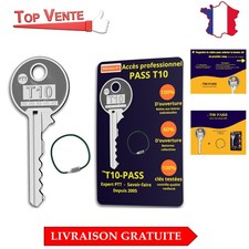 Clé Pass PTT T10 - Outil Essentiel en Acier pour Professionnels et Particuliers