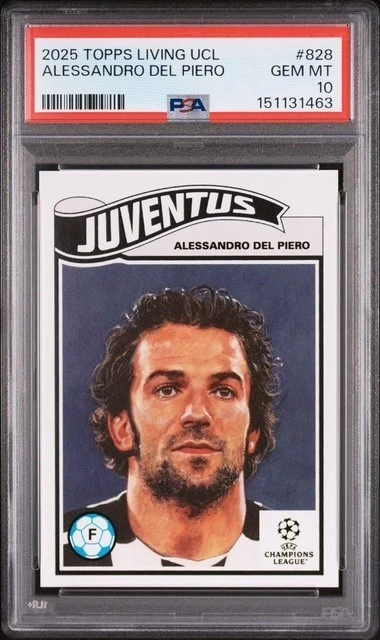 Футбольные коллекционные карточки Alessandro Del Piero - огромный