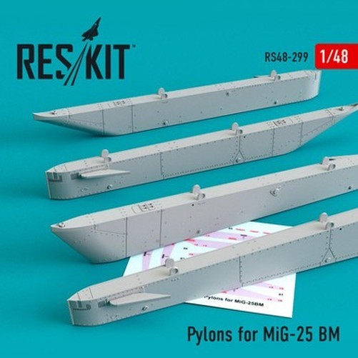 Reskit RS48-0299 1/48 Pylons for MiG-25 BM (1/48)
