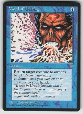 Word of Undoing C Ice Age  MTG