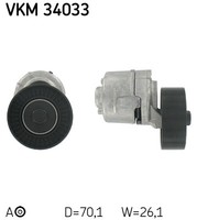 VKM 34033 SKF Spannrolle, Keilrippenriemen FüR Ford,Mazda