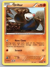 2011 POKEMON EMERGING POWERS DRILBUR 54/98 UC NM A103356 FREE S&H
