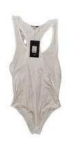 NWT Fashion Nova Large White Bodysuit