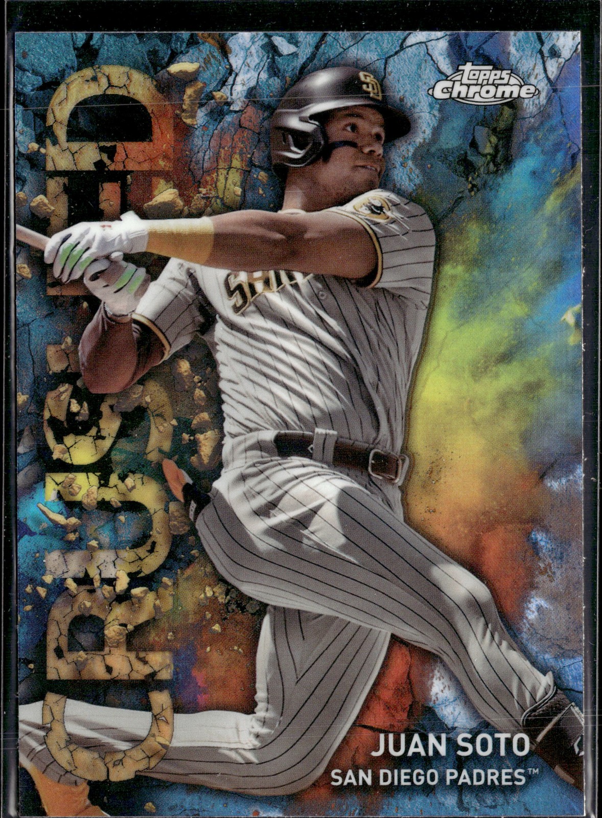 2023 Topps Chrome Update #C-18 Juan Soto Crushed ssp