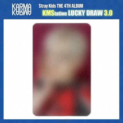 PRE Stray Kids Album KARMA KMS 3.0 Lucky draw Photocard KMStation