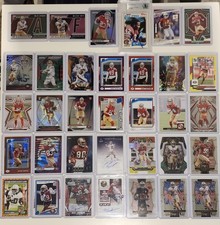 🔥RONNIE LOTT AUTO🔥SF 49ERS📈34-CARD LOT📈McCAFFREY PURDY KITTLE RICE PEARSALL