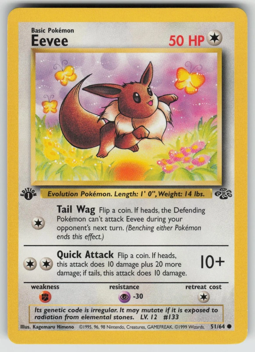 Pokémon TCG 丛林无色第1 版个人集换式卡牌游戏| eBay