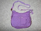 MOSEY LIFE BY BAGGALLINI PURPLE QUILTED CROSSBODY MULTI-COMPARTMENT BAG