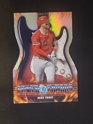 2026 Bowman Power Chords Mike Trout #PC-24 Chrome Die cut