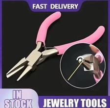 5" Round Concave Pliers   Precision Wire Loop Tool for Jewelry Making  Diy Use