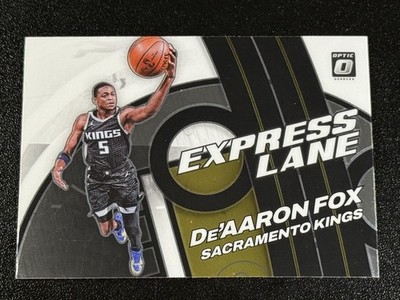 De'Aaron Fox Express Lane Sacramento Kings - 2021-22 Donruss Optic #10