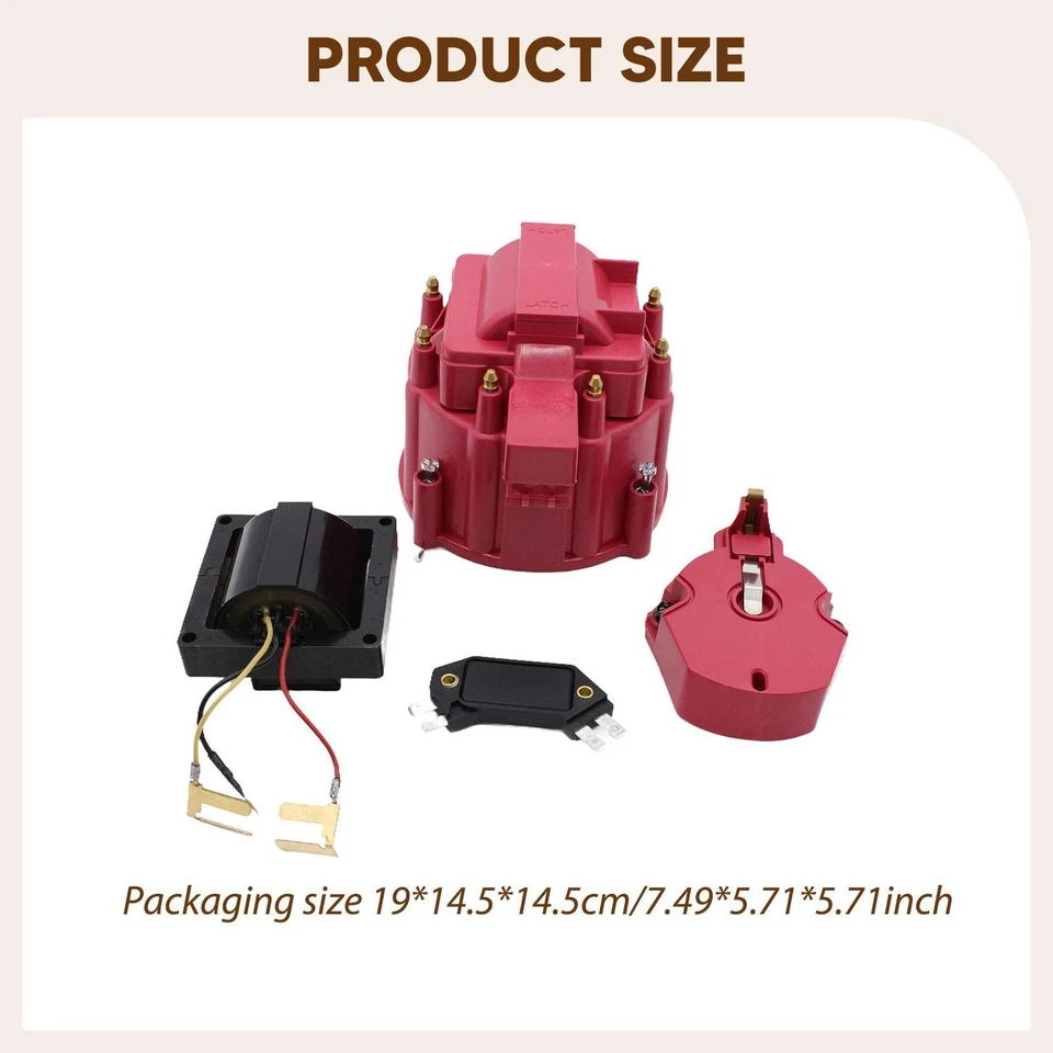 Distributor Tune up Kit Distributor Cap and Rotor High Performance Professional - Image 2 of 4