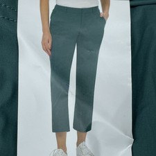 Kirkland Signature Women's Size 12 Travel Pant Green Nylon d1198