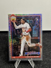 2026 Topps Series 1 Christian Moore #91C-59 Rookie Angels Mojo  75th Insert
