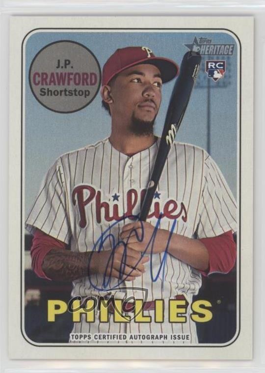 2018 Topps Heritage High Number Real One Auto JP Crawford #ROA-JC Auto 8k4