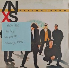 INXS Bitter Tears Vinyl Record 7" VG+/VG INXS 17 1990