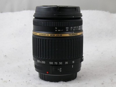 Tamron AF 18-250mm f/3.5-6.3 A18 Di-II IF Macro Lens for Canon - Tested CLEAN
