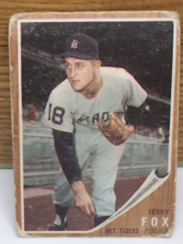Terry Fox #196 1962 Topps card