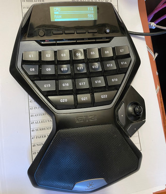 Teclado accesorio para gaming y edición - Logitech G13 - FUNCIONA