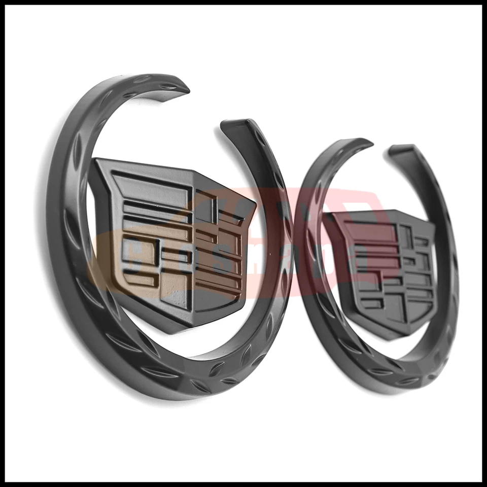 2 Side Window Roof Emblem For Cadillac Sport Accessories Left Right Small Badge Foto 3 de 4