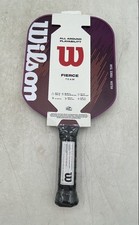 Wilson Purple Fierce Team 13mm Standard Shape Traditional Pickleball Paddle
