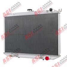 4 Row Radiator Shroud For 86-94 Nissan D21/95-97 Pickup 87-95 Pathfinder 3.0L