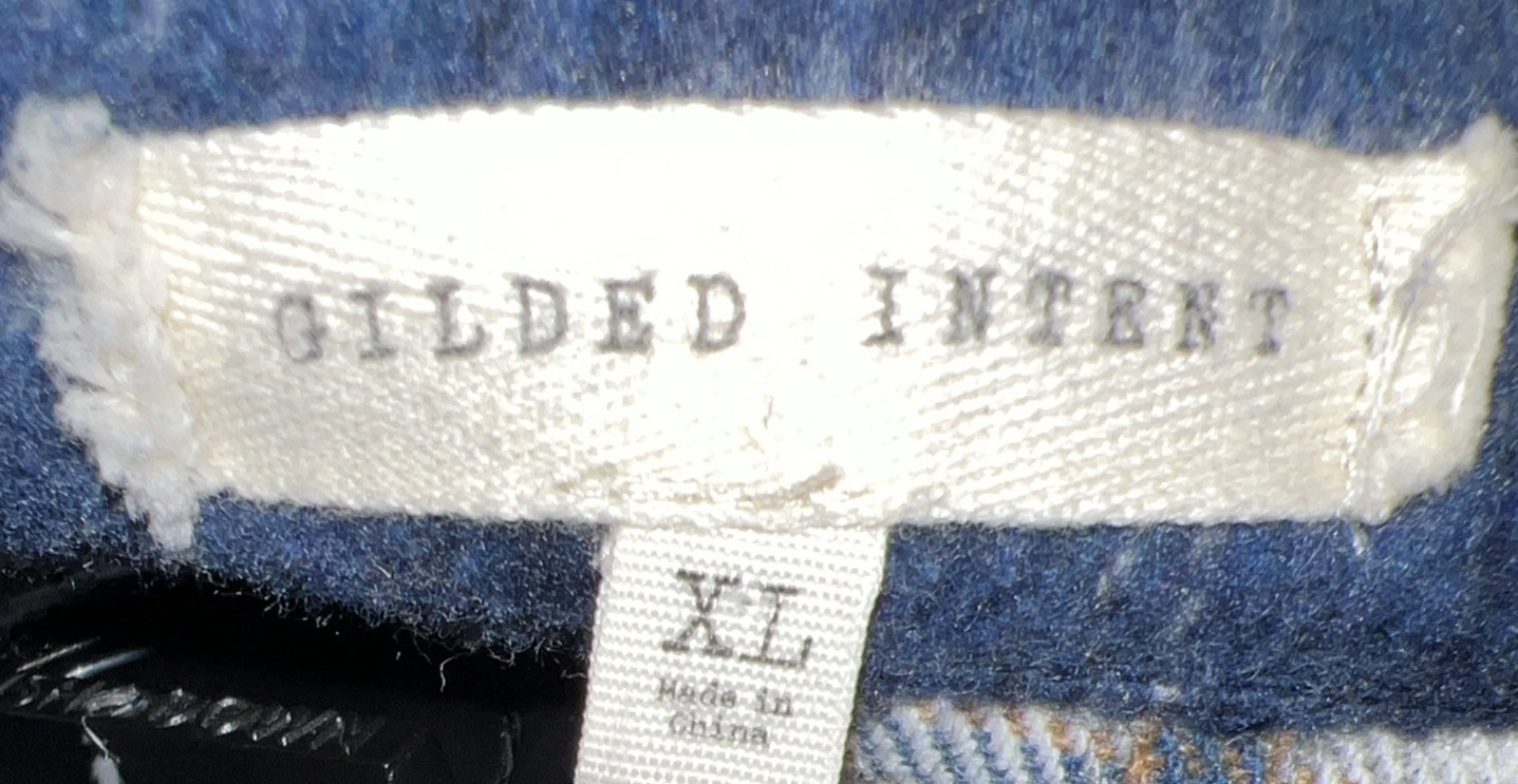 Gilded Intent Plaid Jacket With Button & Zip Clos… - image 7