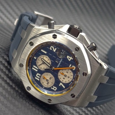 Audemars Piguet Royal Oak Offshore Diver Blue Dial Chrono  Navy  42mm Box/Papers