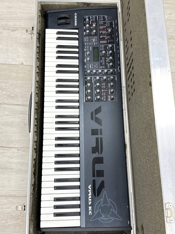 Access Virus KC Rare Keyboard Synthesizer with a Stylus Hard Case & Power Cable - Image 4 of 4