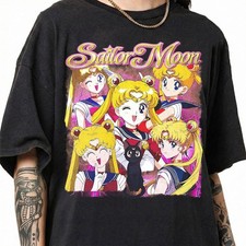Limited Sailor Moon Vintage Shirt, Usagi Tsukino Graphic Tee