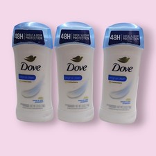 3 X Dove Original Clean Antiperspirant Deodorant Sweat Odor Protection 2.6 oz.